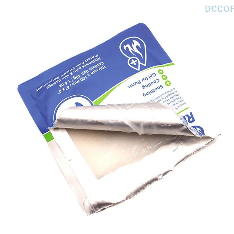 Patch de bandage pour les soins de la brûlure des plaies, kit de premiers soins, Charleroi Eve Emergency Medical Hydrogel Burn Gel IQUE o