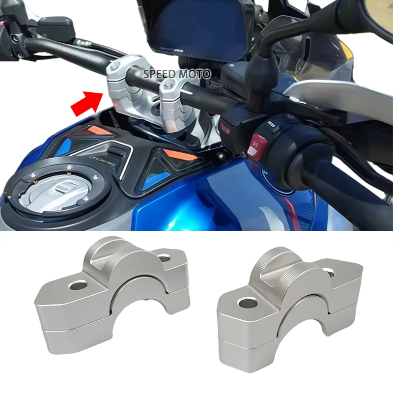 

For BMW R1300GS Handl ebar Riser Drag Handle Bar Clamp Extend Adapter R 1300 GS GS1300 2023 2024 Motorcycle Accessories