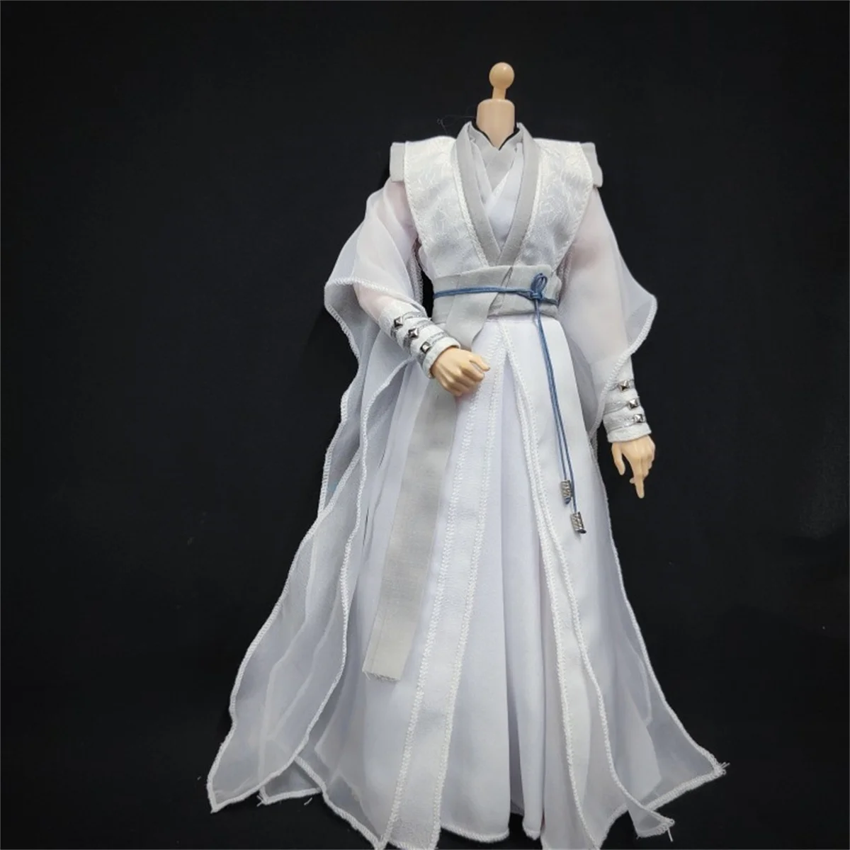 

1/6 Male Chinese Ancient Classical Hanfu Robe Outfit Man Dress Suit Tradition Outfit Dress for 12inch Action Figure Model