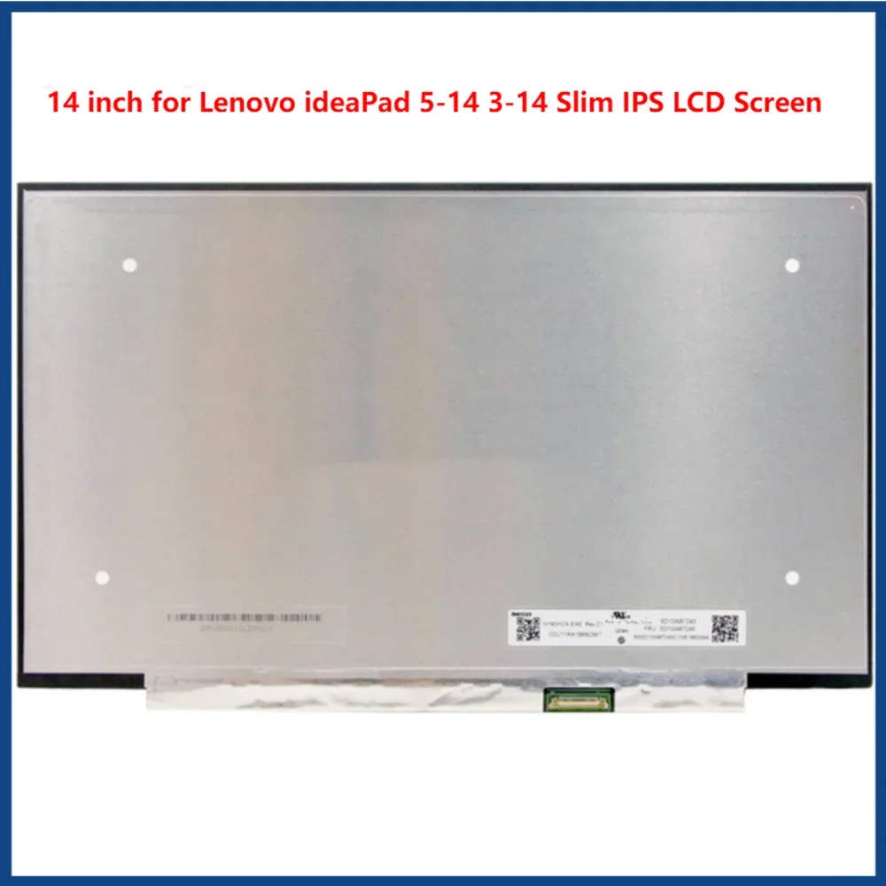 

14-дюймовый для Lenovo ideaPad 5-14 3-14 тонкий IPS ЖК-экран Панель дисплея FHD 1920x1080 EDP 30 контактов без сенсорного экрана