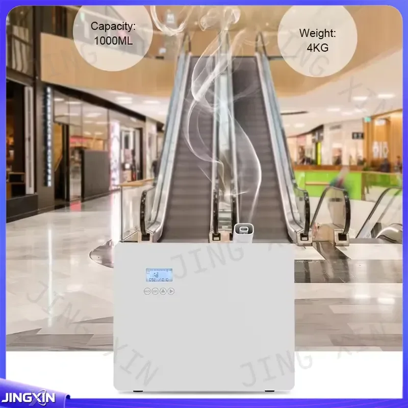custom for Waterless Aroma Diffuser 1000ml Hotel Scent Machine Metal HVAC Fragrance Oil Diffuser Commercial Air Freshener