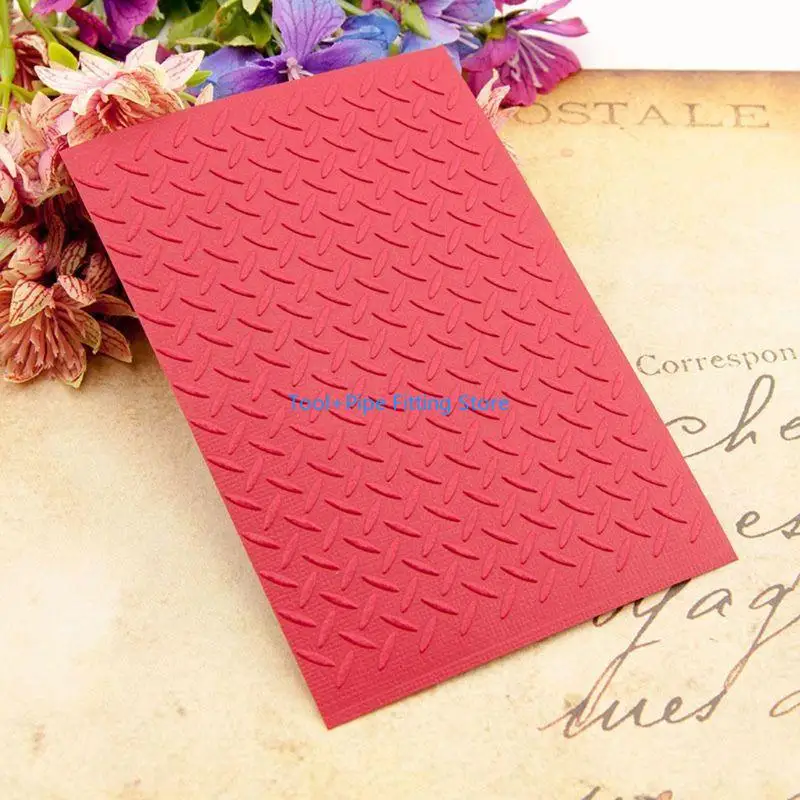 F92B Plastic Embossing Folder Template DIY Scrapbook Photo Album Card Making Decorati