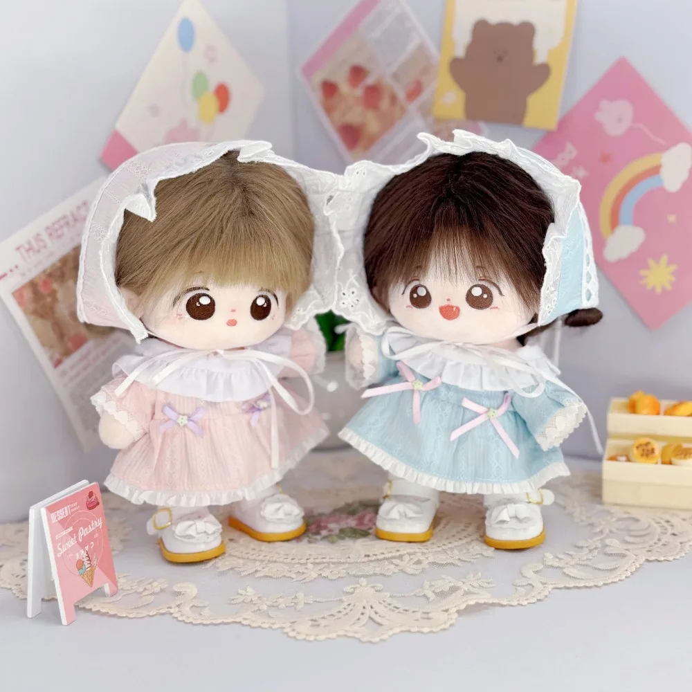 

20CM Plush Doll Clothes Outfit Hat Skirt Doll Accessories Baby Dolls Clothes Cool Stuff Changing Dressing Game Fans Gift Toys