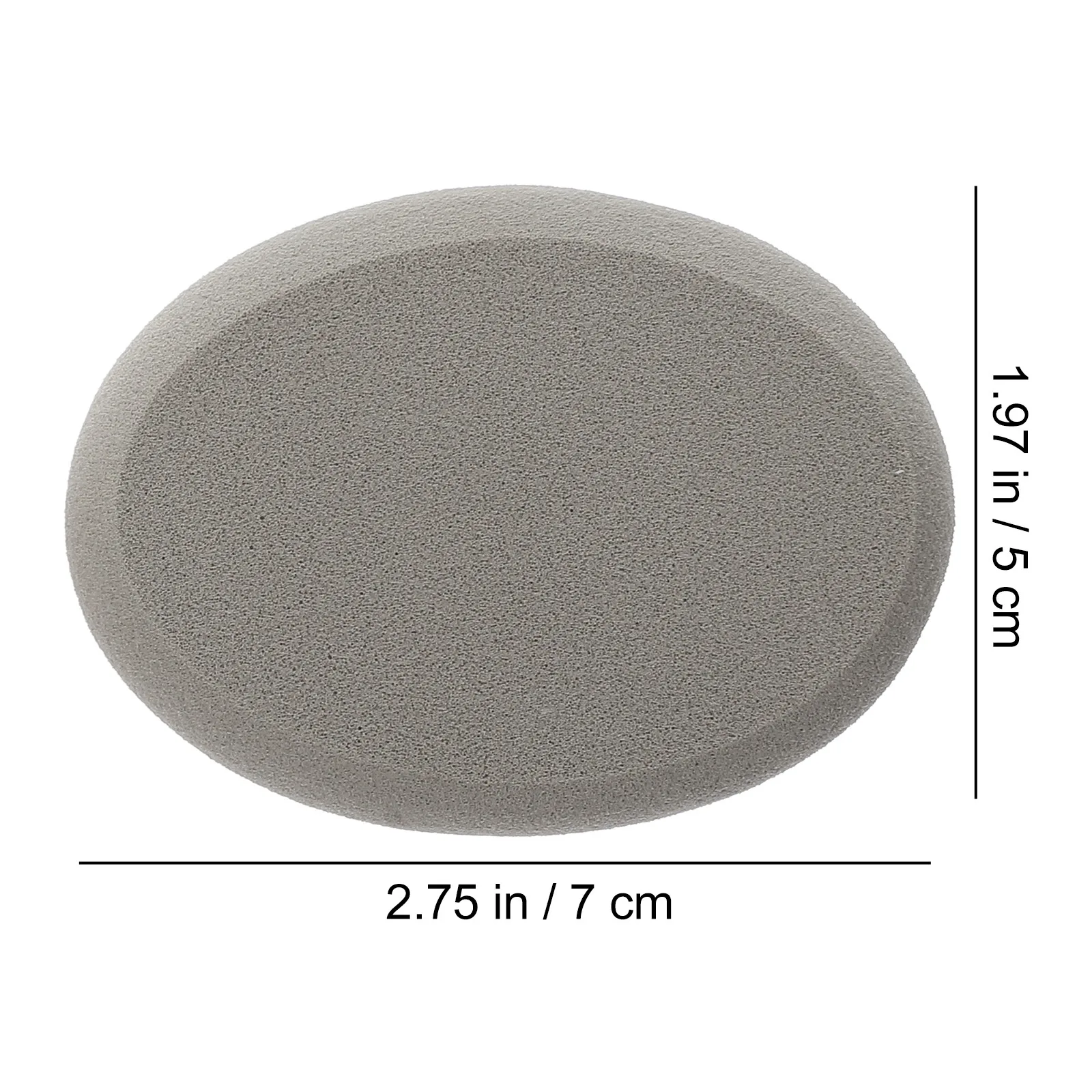 قطعتان من إسفنج المكياج البيضاوي الناعم للوجه، مناسب للفاونديشن والكونسيلر والبودرة السائبة، إسفنجة مكياج محمولة وقابلة لإعادة الاستخدام