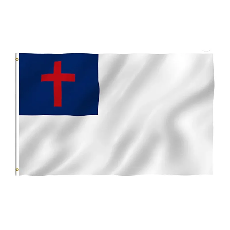 

Christian Religious Flag Outdoor Decoration Festival Outdoor Decor 90x150CM Polyester