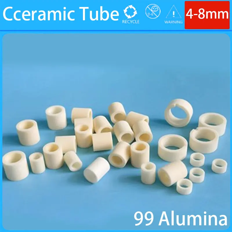 M2 M3 M4 M5 M6 Ceramic Washer High Temperature Resistant Spacer Ring Insulating Ceramic Tube Gasket Oring