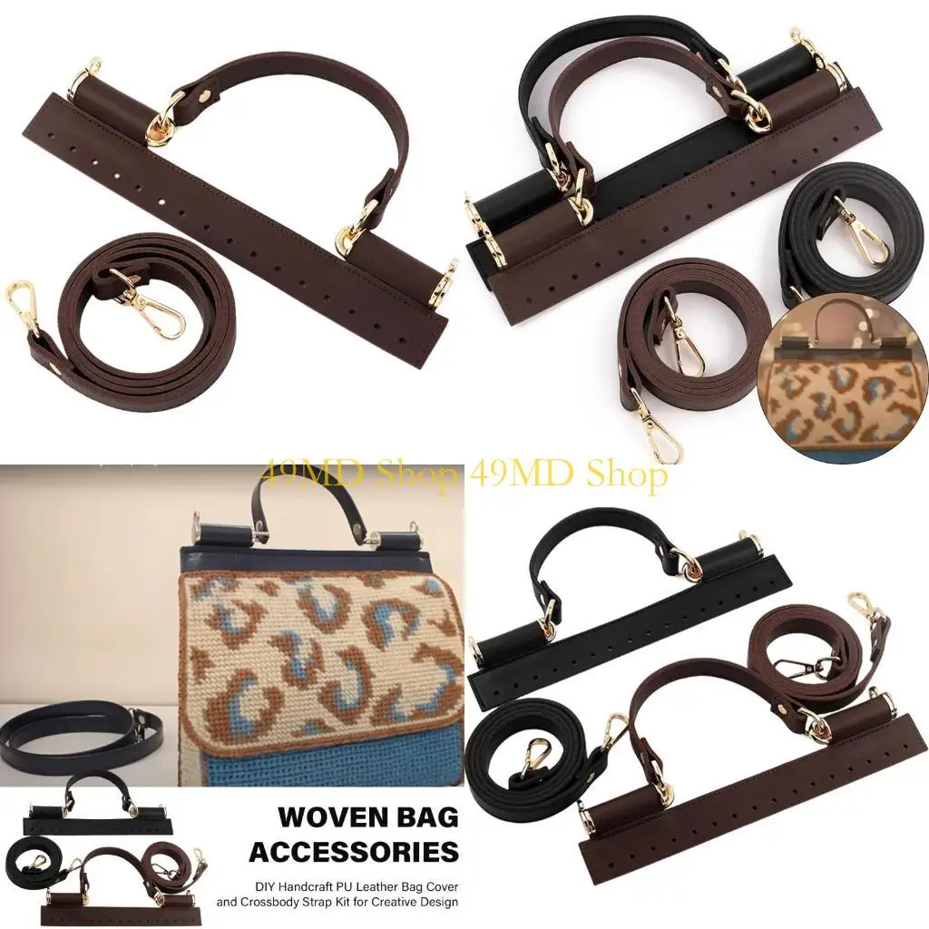 49md-fashionable-handcraft-pu-leather-bag-cover-handle-and-crossbody-strap-accessories-for-creative-fashion-enthusiasts