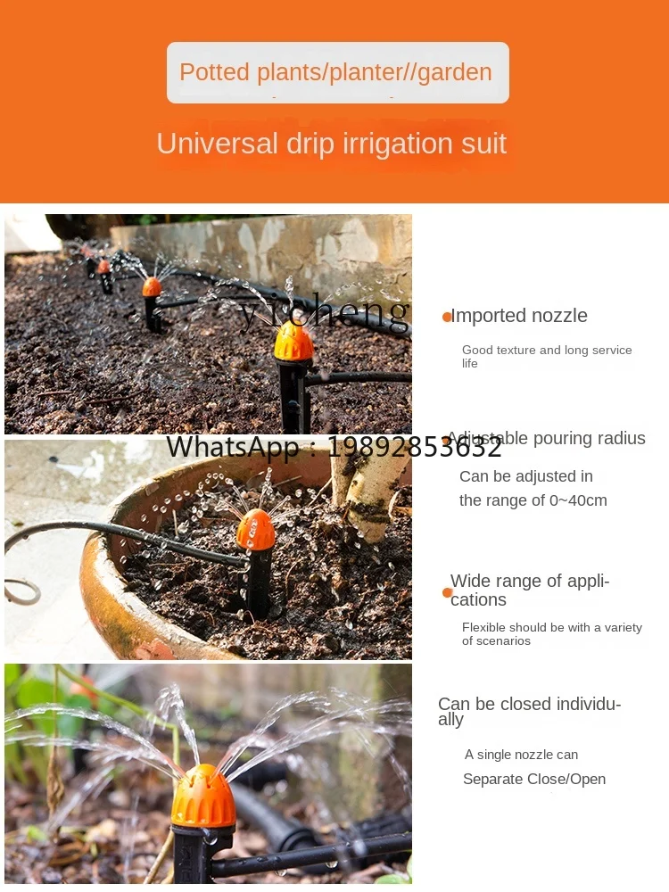 Intelligent Automatic Watering Controller Timer System Drip Irrigation Sprinkler Garden Household