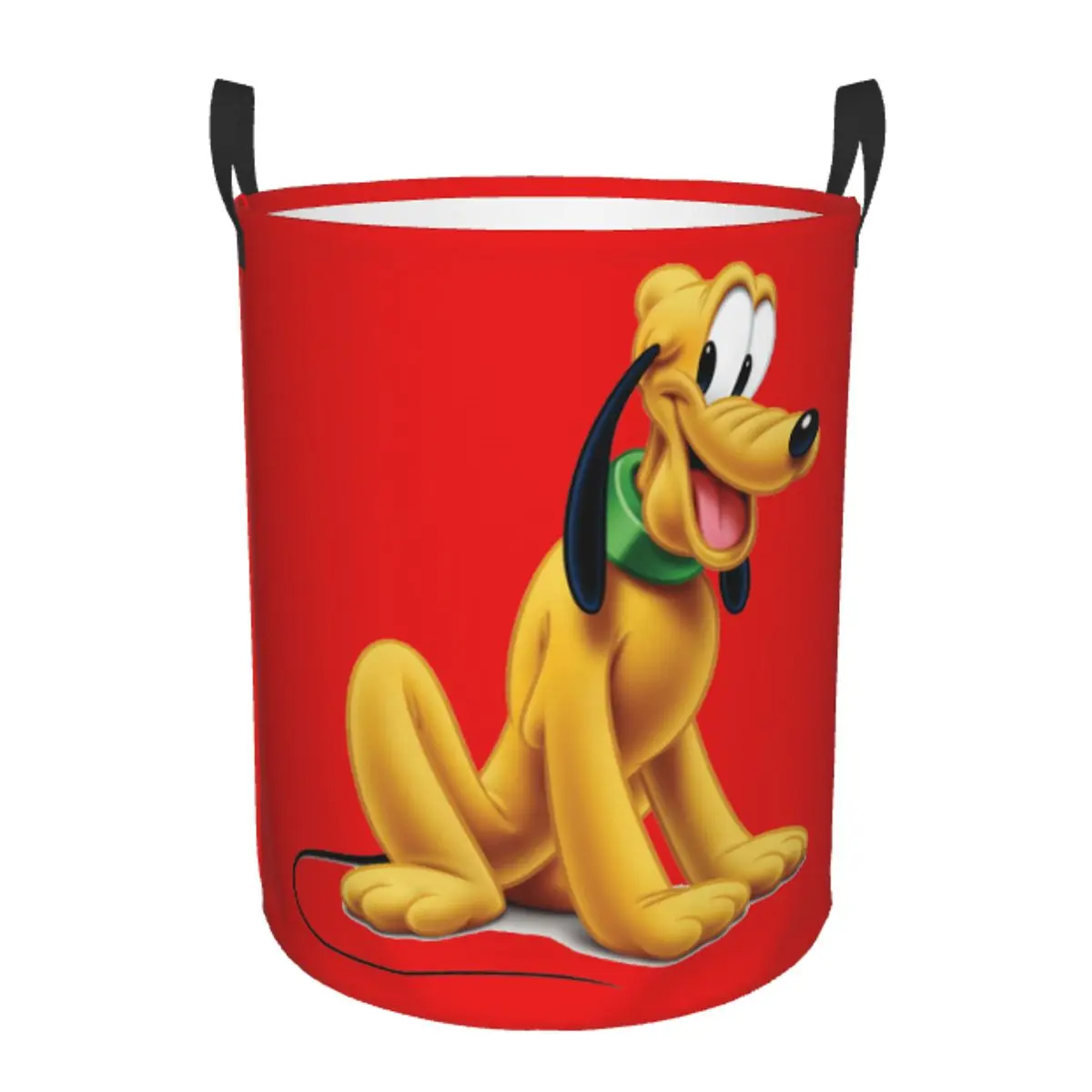 

Custom Pluto Dog Pet Mickey Mouse Laundry Hamper Large Storage Basket Girls Boys Toy Organizer
