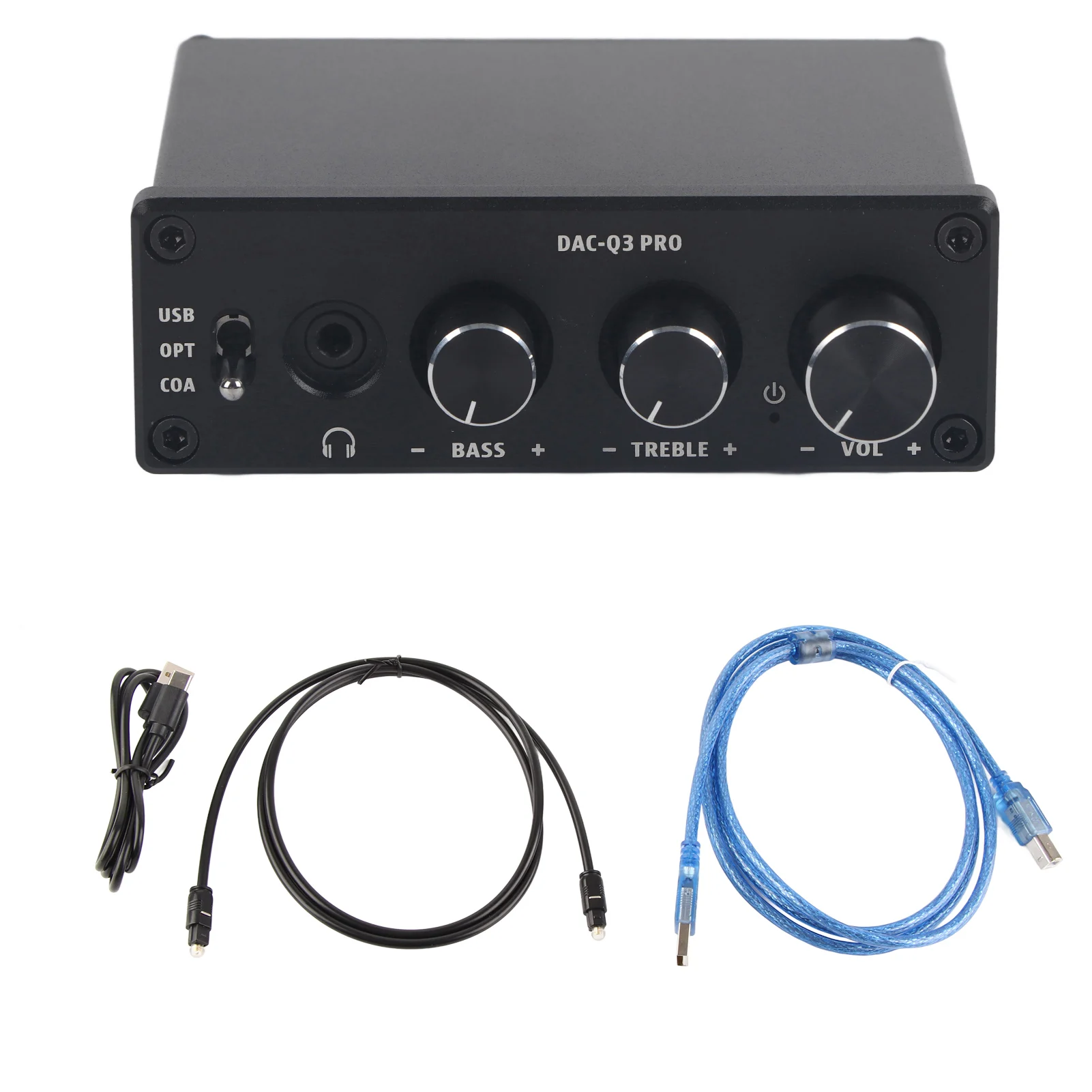 AC-Q3 PRO  Decoding  Decoder with Headphone Amplifier Function Support 3.5MM Headphones 24bit/192kHz