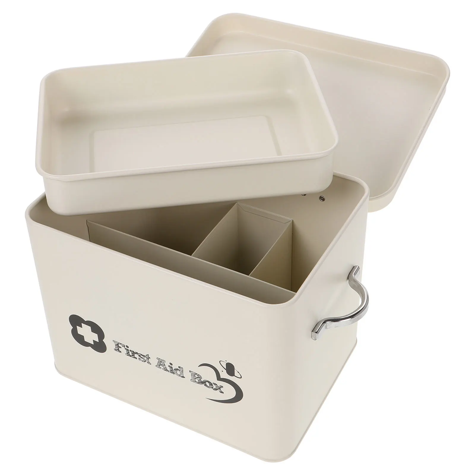 صندوق دواء صغير متعدد الطبقات، منظم منزلي محمول، طقم طبي للسفر، تخزين مقاوم للرطوبة #3