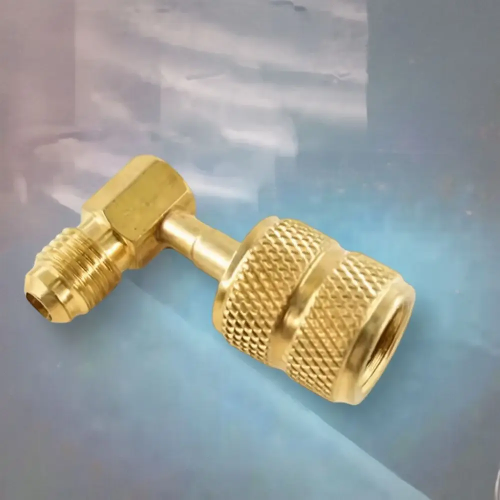R410A R22 Refrigerant Charging Adapter Air Conditioner HVAC Tool Pipe Conversion Connector Service Fitting