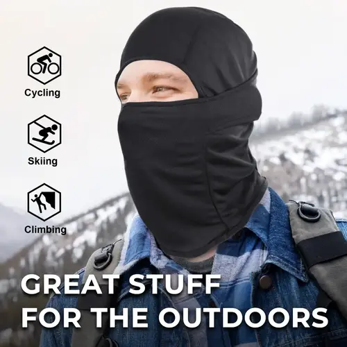 Balaclava Ski Mask Full Face Cover for Men and Women Breathable Full Face Mask for Skiing Outdoor Sports - Image 5
