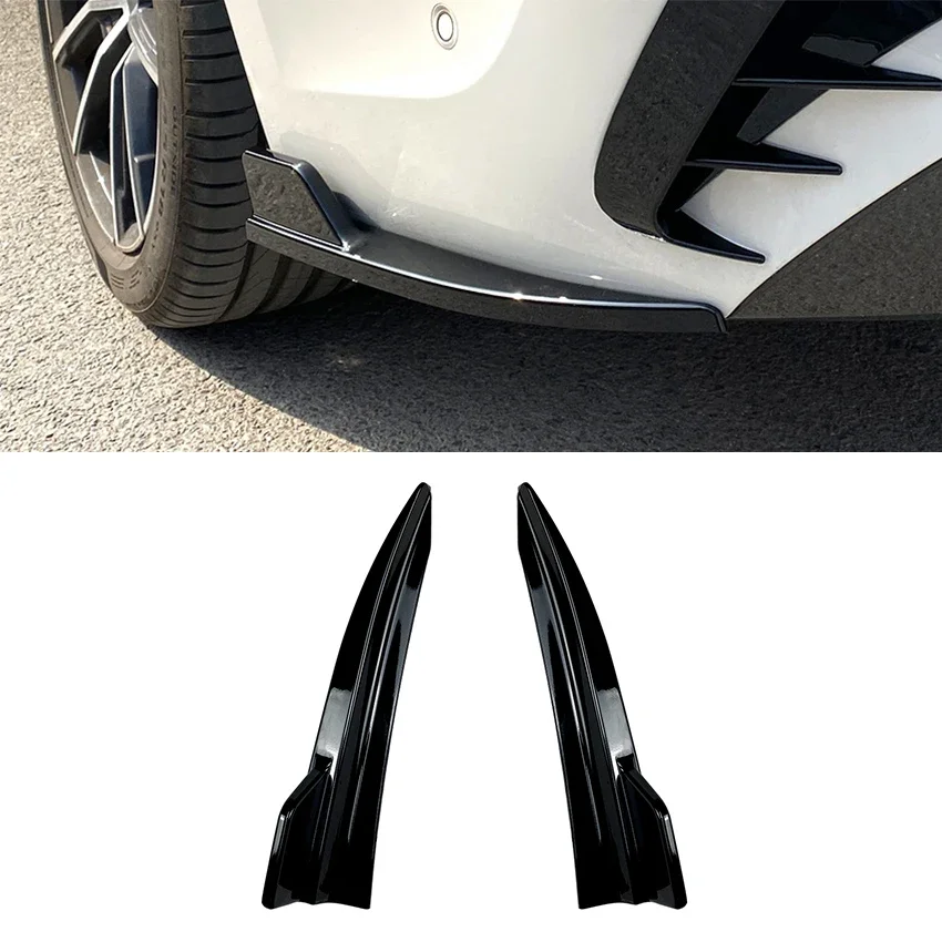 

New! 2Pcs Car Rear Bumper Side Splitters Spoiler Canards Fender Decoration For BMW 3 Series G20 M Sport 320i 325i 330i 2019+