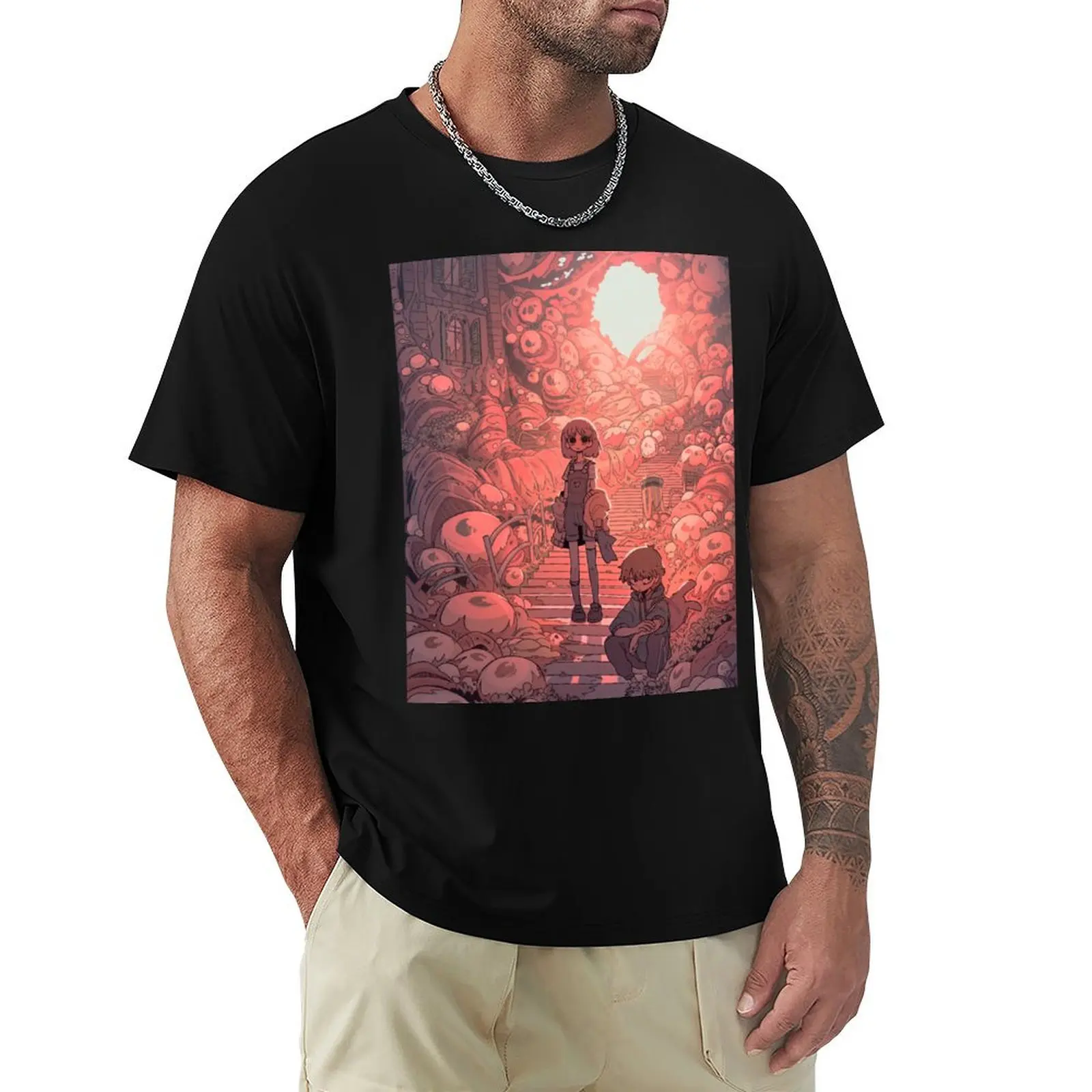 Breach T-Shirt Big Size Short Sleeve Tee for Men