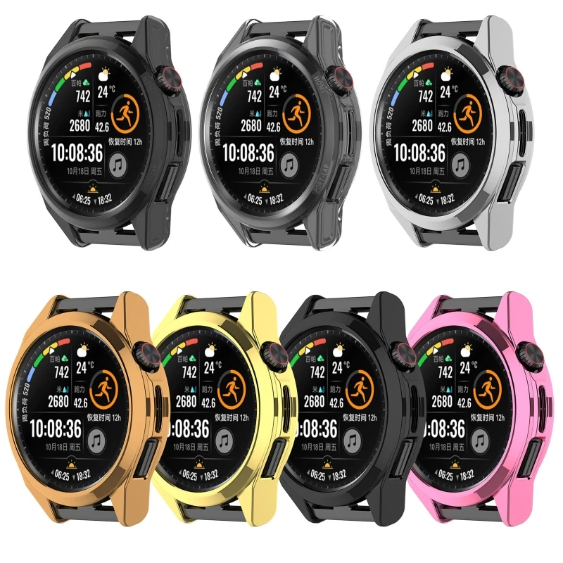 Shockproof Case Compatible for Huawei-Watch GT-Runner Protector Shell Overall Protective Case Ultrathin Protective Cover 95AF