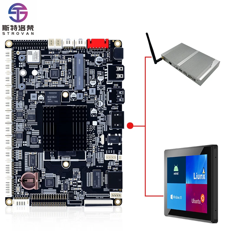 

RK3576 Development Board with 14 and 4K Display for AI Edge Computing and Face Recognition Development