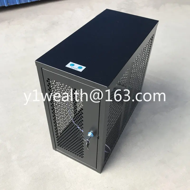 Computer host security anti-theft minimalist shell security chassis disabled USB with lock box Host data protection box