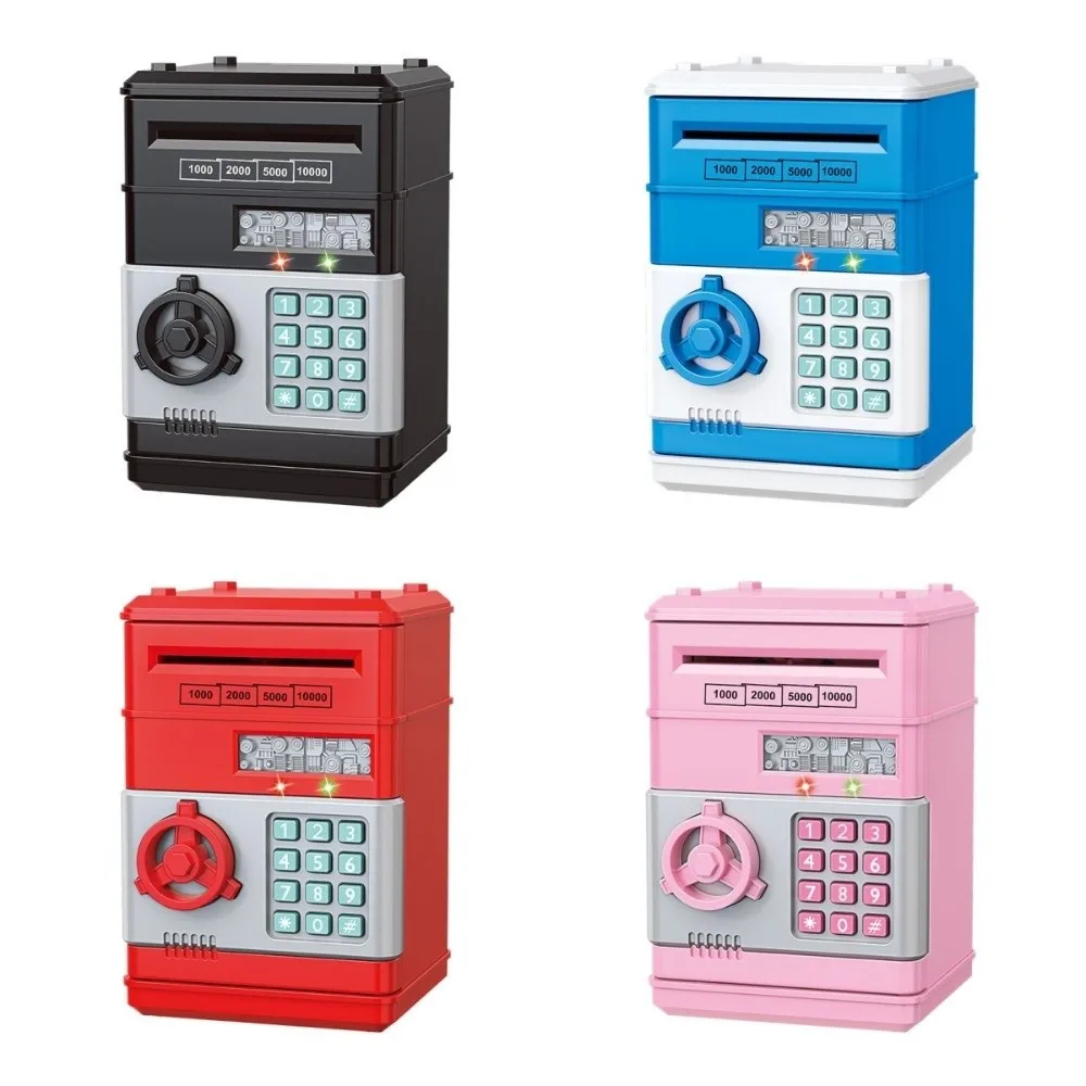 Serrure électronique pour enfants, coffre-fort électronique, clavier numérique, affichage LED, Pot d'épargne pour enfants, fonctionne à piles