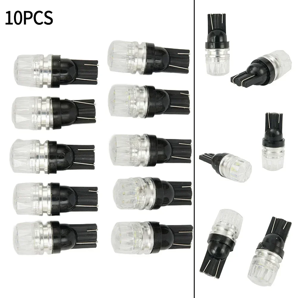 

10x White 2SMD LED-High Power Dome Map License Light Bulbs W5W 168 194 2825 6000K-Accessories For Vehicles