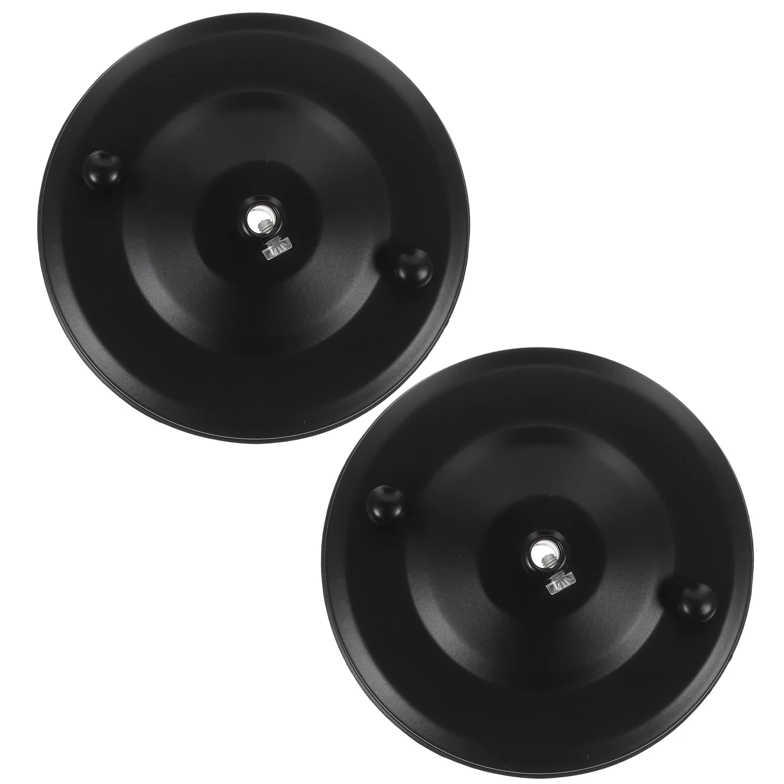 

2pcs Ceiling Cover Plate Chandelier Mounting Bracket Rust-Resistant Metal Canopy For Pendant Light Decorative Hanger Kit Light