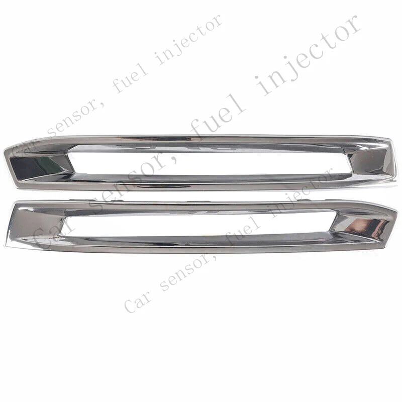 Q+ 1Pair Front Fog Light Cover Chrome Trim FOR 2013-2016 Benz X166 GL 1668851774
