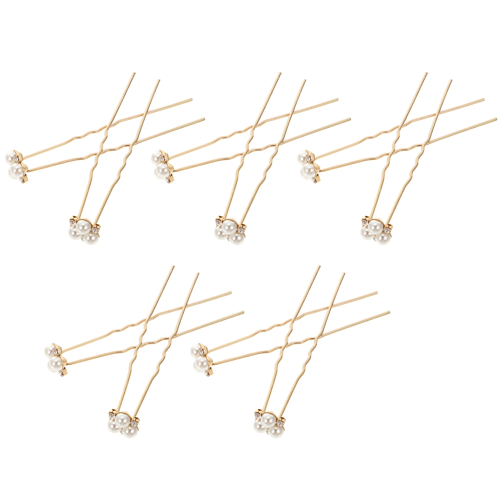 

10Pcs Crystal Pearl Hairpins Exquisite Wedding Hair Clips Bridal Hair Barrettes Accessories for Women Pearl Hairpins