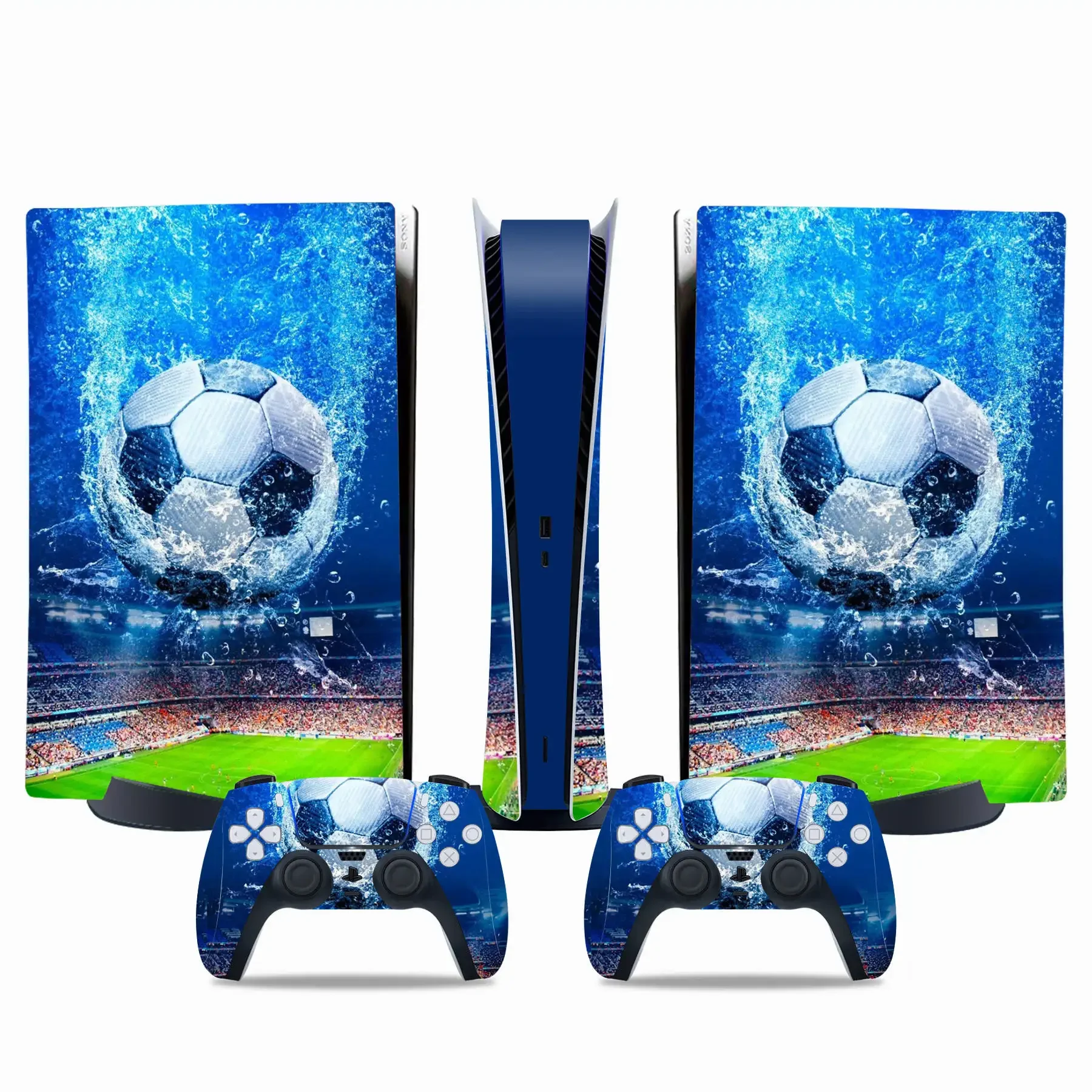 

football GAME Anime Customized PS5 Digital Vinyl Skins Stickers For PS5 digital Controller Console skin stickers