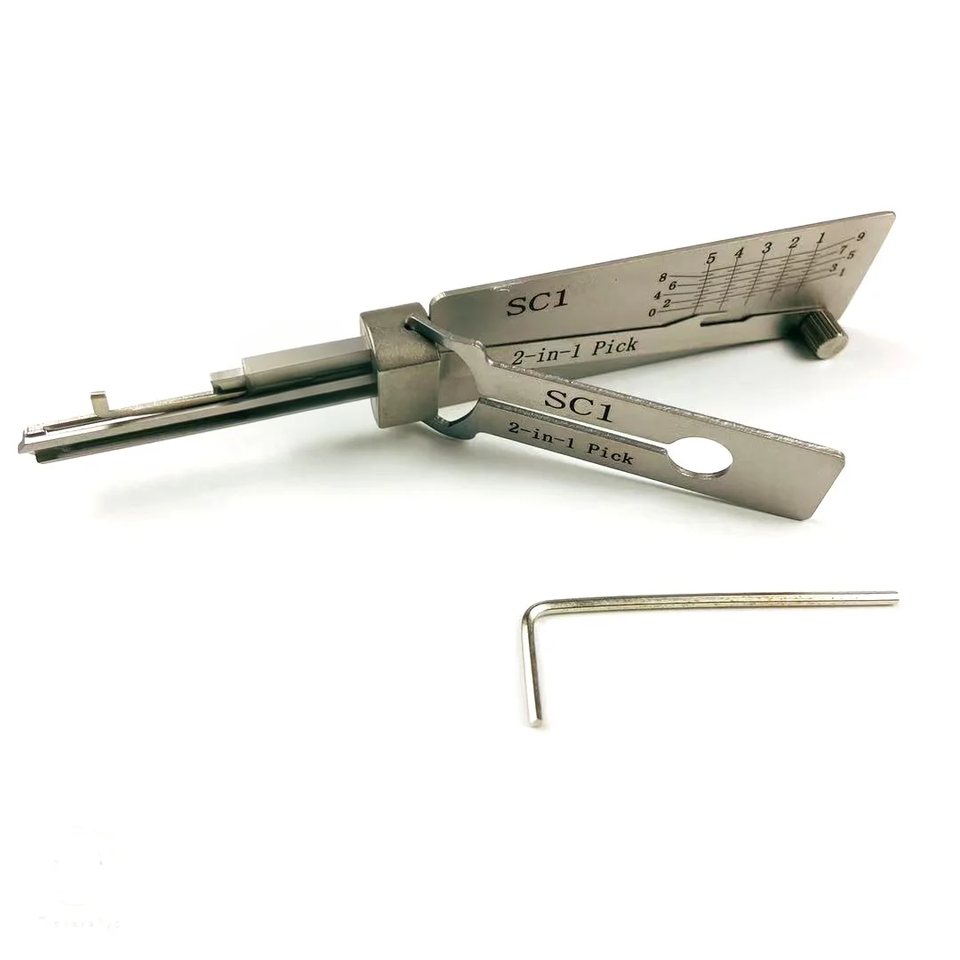 SC1 SC4 KW1 KW4 MS1/MS2  LW4 LW5 Popular Locksmith Lockpick Tool kit, Easy to Operate and Effective