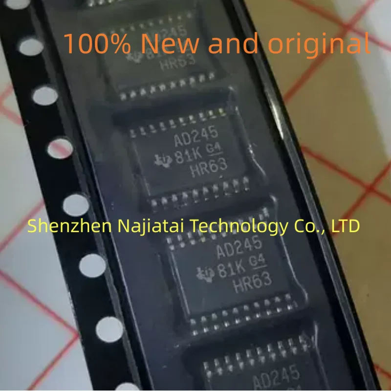 10PCS/LOT 100% New Original SN74ACT245PWR SN74ACT245 AD245 TSSOP-20 IC Chip