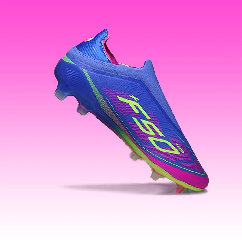 

Мужские футбольные бутсы без шнурков ProF50, футбольные бутсы для мальчиков FG, длинные шипы, молодежные тренировочные спортивные кроссовки, футбольные бутсы, евро 35-45