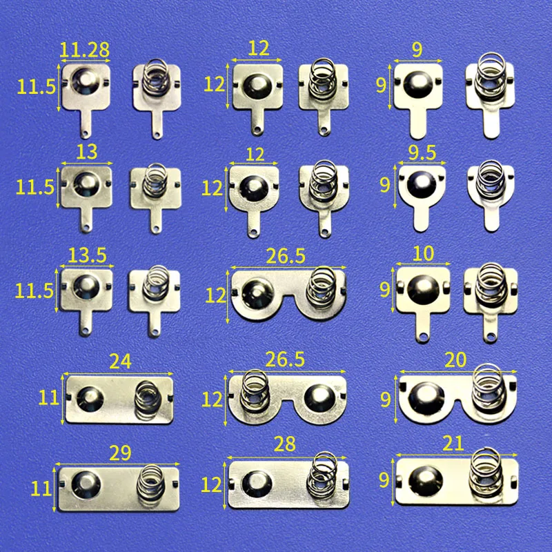 5Pairs Battery Connector Shrapnel AA or AAA Battery Spring 5 No. positive and negative contact