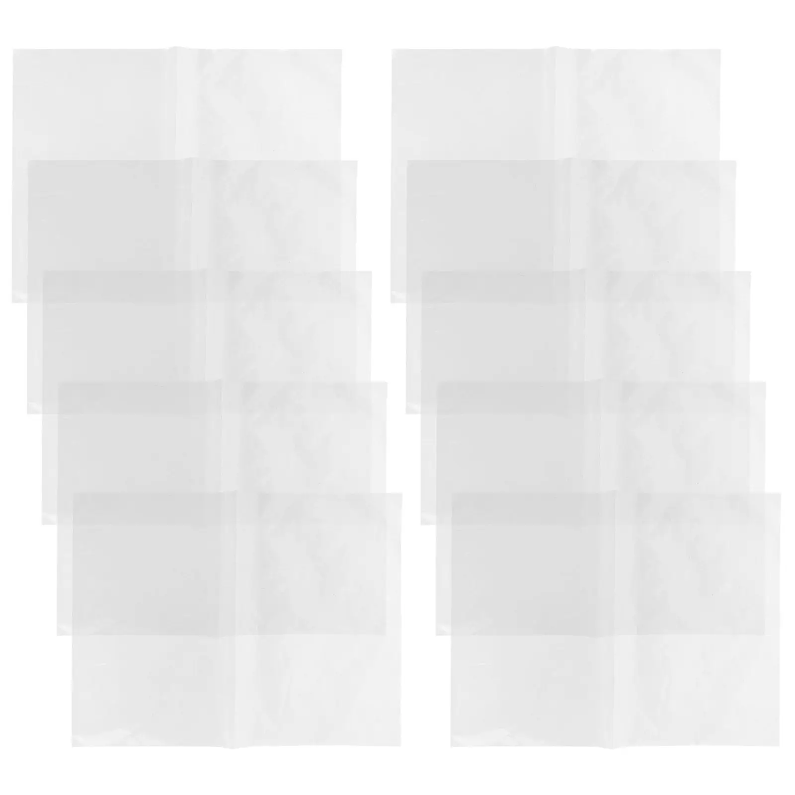 10 feuilles de film cellophane éducatif, matériaux de membrane semi-perméable pour les laboratoires scientifiques du collège et du lycée