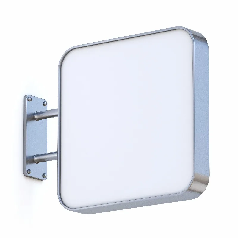 

2025 Trendy 12V Sign Light Box Aluminum Frame Acrylic Steel PVC Materials Street Storefront Advertising Hanging Installation