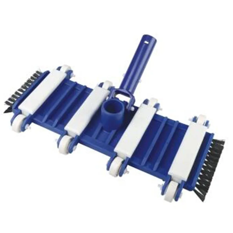 

14-Inch flexible plastic vacuum cleaner head with side brush for pool cleaning accessories