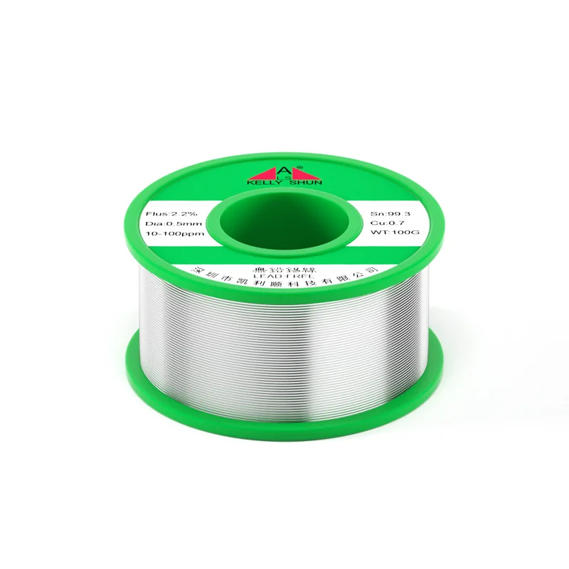 KELLYSHUN Lead Free Environmental Friendly Solder Wire Rosin Containing High Purity Maintenance Soldering Iron Solder Wire