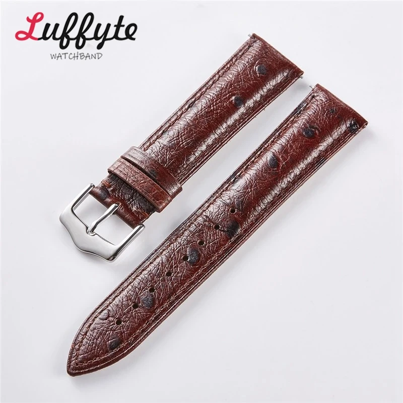 Echtes Leder Armband 18mm 20mm 22mm Schwarz Blau Rot Braun Gelb Für Frauen Männer Smartwatch Quick release Strap