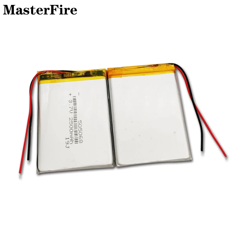 

10x 3.7V 2500mah Rechargeable Lithium Polymer Battery 505068 for Hand Warmer Power Bank Electronic Scale Tablet PC PDA Batteries