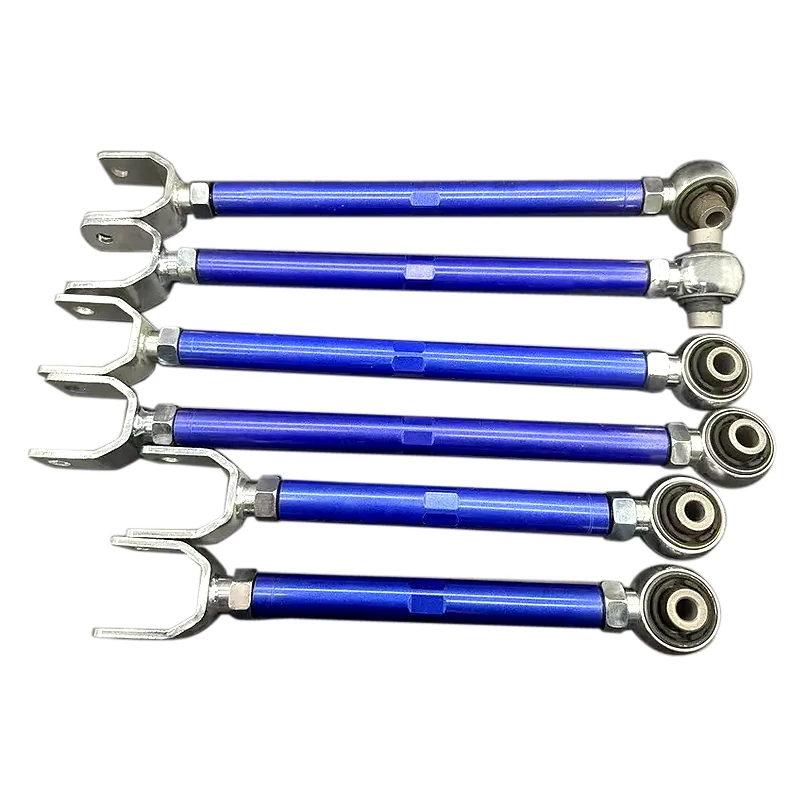 

6 шт. стальных регулируемых задних рычагов + носок + висячие рычаги для Infiniti Q50L/Q70/Q70L