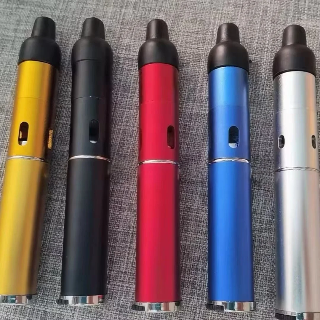 Bestselling Aromatherapy Lighter Portable Mini Metal Tube Strip Detachable Rechargeable Butane Torch Handheld Windproof Lighter