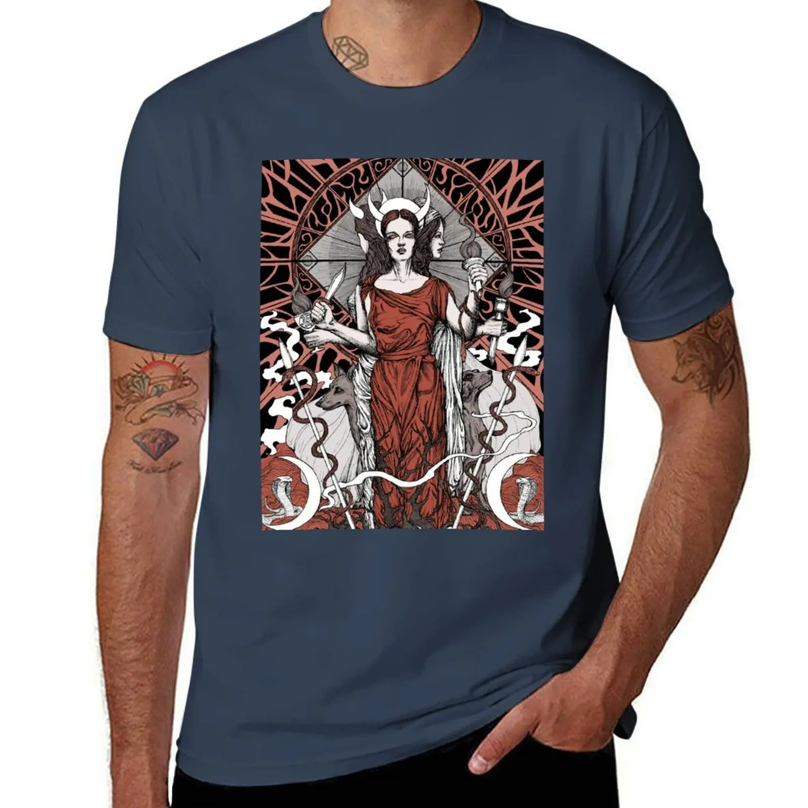 

Hecate T-Shirt Lightweight Basic Short Sleeve Shirt