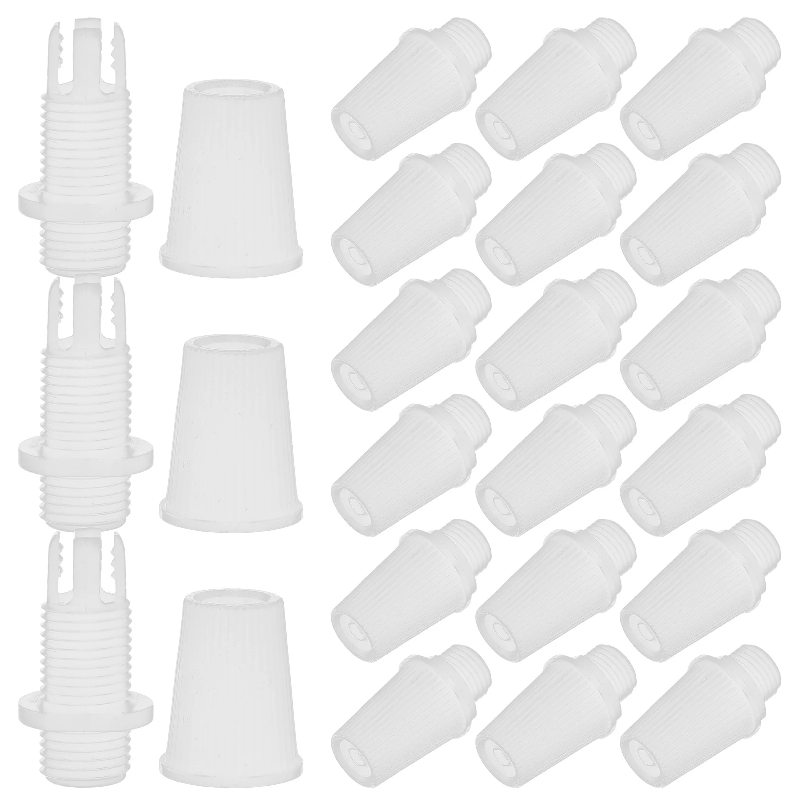 50 قطعة كابل سلالة الإغاثة قبضة الحبل القبضات ل قلادة ضوء الأسلاك تحديد المشبك ضوء المظلة الحبل قبضة تركيب بسيط لا