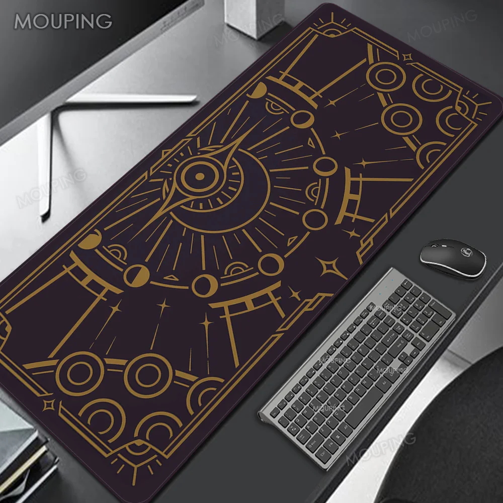 Tako-alfombrilla de ratón para ordenador portátil y de oficina, Tako Deskmat de mesa de arte, alfombrilla de ratón, Teclado mecánico de empresa, alfombrilla de ratón bonita para Gamer, color amarillo y negro