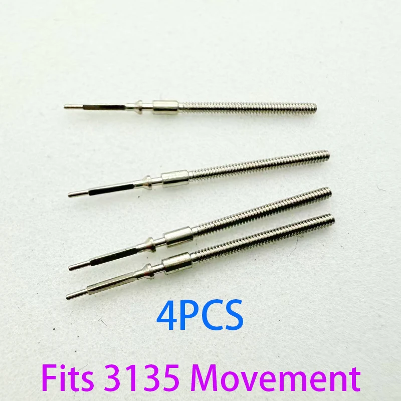 2 قطعة/4 قطعة عالية الجودة 3135 الجذعية ساعة يد تعمل بالحركة الصلب الجذعية تاج عدة ساعة أجزاء ل 3135 ساعات يد تعمل بالحركة الجذعية استبدال أجزاء