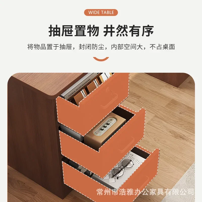 Simple Modern Computer Desk for Home Office Bedroom Desktop Workbench for Staff