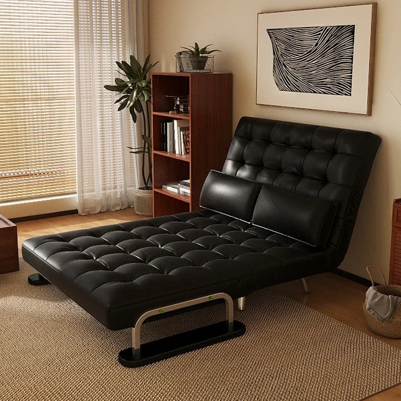 

Sofa bed folding dual-purpose 2024 new small apartment living room solid wood multi-functional overnight bed single folding bed