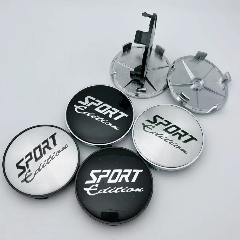 

4pcs 68MM ( 63MM I.D ) Car Wheel Center Caps with Sport Edition Badge Logo Wheel Hubcaps Auto Rims Dust Cover Car Accessories
