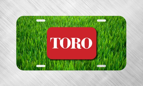New For Toro Landscaper Mower Zero Turn License Plate Auto Car Tag FREE SHIP Aluminum
