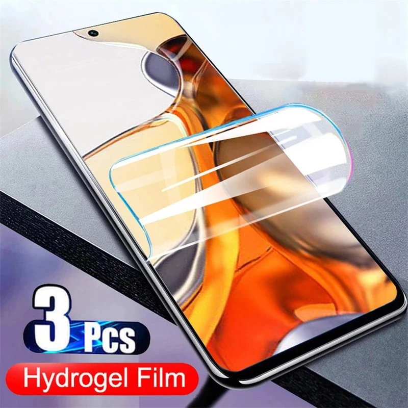 3Pcs Hydrogel Film For Huawei nova 4e Mate X P smart Y7 Y6 Prime 2019 Y6 Pro 2019 Screen Protector For Honor Magic 2 3D 8A