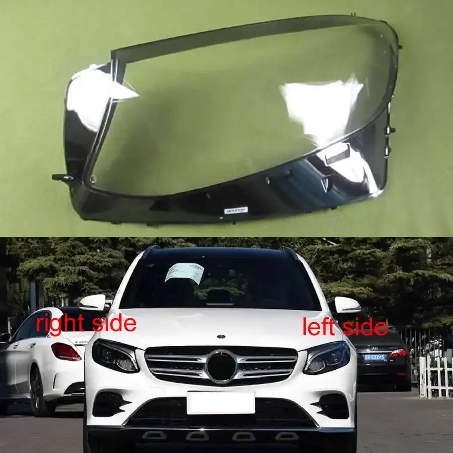 

Headlight Shell Lamp Shade Transparent Headlamp Cover Plexiglass For 2016 -2019 Mercedes-Benz W253 GLC200 GLC260 GLC300